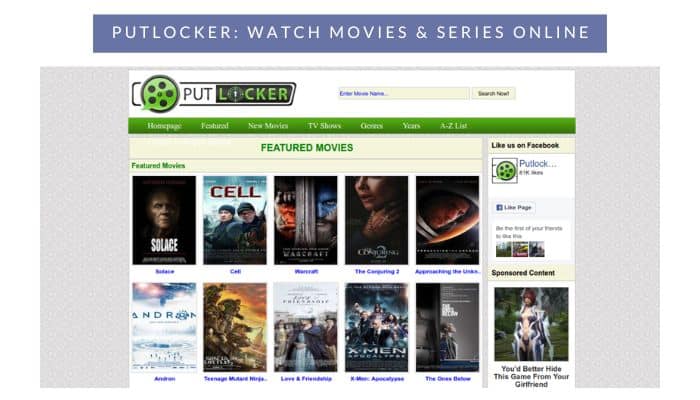 Putlocker: Watch Movies & Series Online