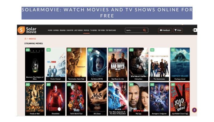 SolarMovie: Watch Movies and TV Shows Online for Free